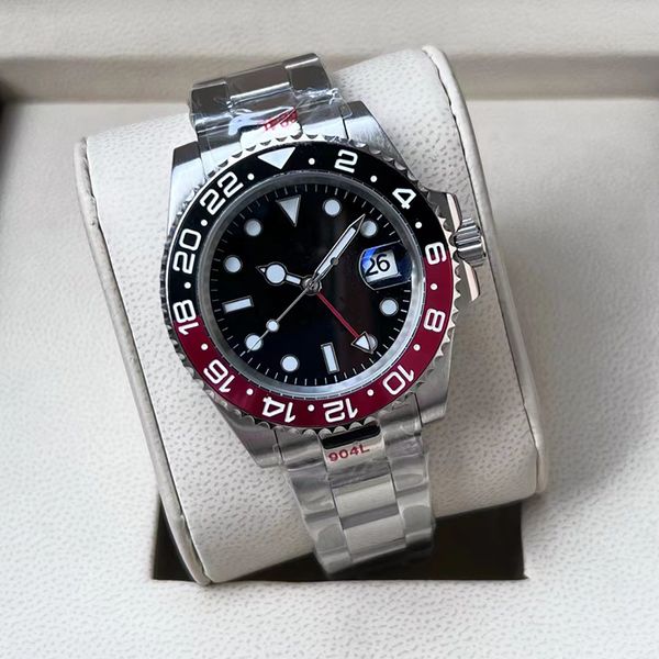 mechanical mens automatic watch 904l all stainless steel super luminous sapphire swim watches 40mm montre, Slivery;golden